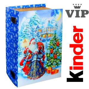 Детский новогодний подарок в премиальной упаковке весом 1800 грамм по цене 2596 руб в Саратове