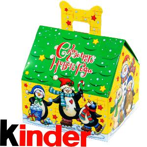 Детский новогодний подарок  в жестяной упаковке весом 180 грамм по цене 998 руб  в Саратове