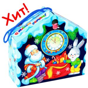 Детский подарок на Новый Год в картонной упаковке весом 600 грамм по цене 401 руб в Саратове