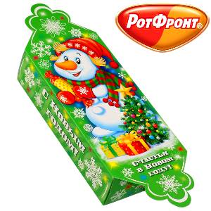 Сладкий подарок на Новый Год в картонной упаковке весом 600 грамм по цене 416 руб в Саратове