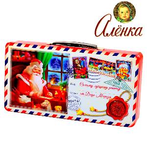 Детский подарок на Новый Год в жестяной упаковке весом 750 грамм по цене 972 руб в Саратове