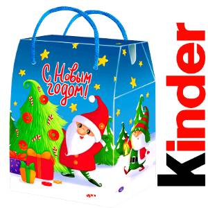 Детский подарок на Новый Год в картонной упаковке весом 800 грамм по цене 773 руб в Саратове