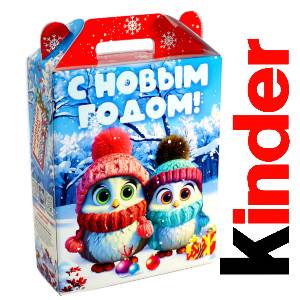 Детский подарок на Новый Год в жестяной упаковке весом 830 грамм по цене 3297 руб в Саратове