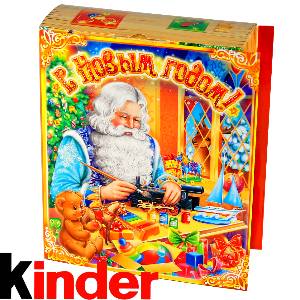 Детский новогодний подарок  в картонной упаковке весом 820 грамм по цене 1561 руб  в Саратове