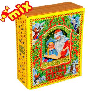 Сладкий подарок на Новый Год в картонной упаковке весом 950 грамм по цене 753 руб