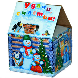 Сладкий подарок на Новый Год в картонной упаковке весом 150 грамм по цене 66 руб в Саратове