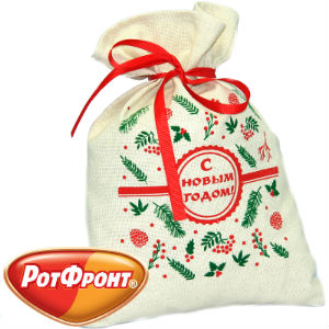 Сладкий подарок на Новый Год в мешочке весом 850 грамм по цене 681 руб в Саратове