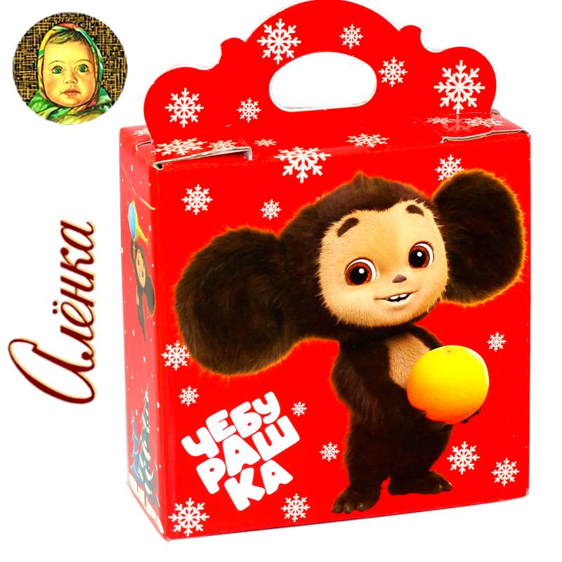Детский подарок на Новый Год в картонной упаковке весом 750 грамм по цене 603 руб в Саратове